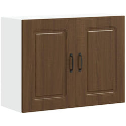 Pensile da Cucina Kalmar Rovere Marrone in Legno Multistrato Vidaxl 923621