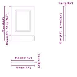 VidaXL 853648 credenza e mobile per stanza da pranzo - Vista aggiuntiva 8