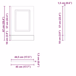 VidaXL 853656 credenza e mobile per stanza da pranzo - Vista aggiuntiva 7