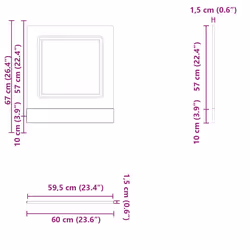 VidaXL 853663 credenza e mobile per stanza da pranzo - Vista aggiuntiva 8