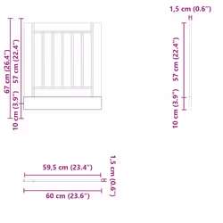 VidaXL 853906 credenza e mobile per stanza da pranzo - Vista aggiuntiva 8