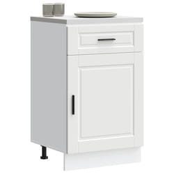 vidaXL Base da Cucina Porto Bianco in Legno Multistrato
