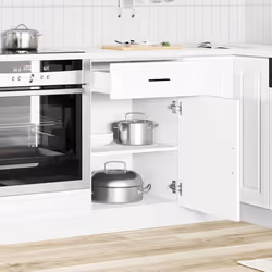 vidaXL Base da Cucina Porto Bianco in Legno Multistrato - Vista aggiuntiva 3