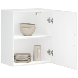 Pensile da Cucina Porto Bianco Lucido in Legno Multistrato Vidaxl 444621