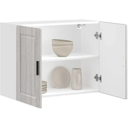 Pensile da Cucina Porto Grigio Sonoma in Legno Multistrato Vidaxl 869671