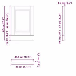 VidaXL 854130 credenza e mobile per stanza da pranzo - Vista aggiuntiva 8
