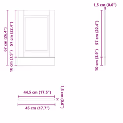 VidaXL 854131 credenza e mobile per stanza da pranzo - Vista aggiuntiva 8