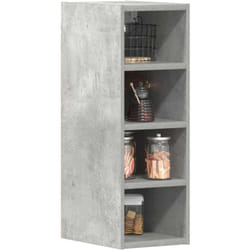 Mobile Pensile Grigio Cemento 20x29,5x60 cm Legno Multistrato Vidaxl 107933