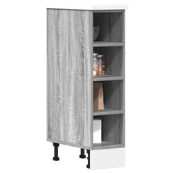vidaXL Armadio Inferiore “Riga” Grigio Sonoma 20x44,5x81,5 cm
