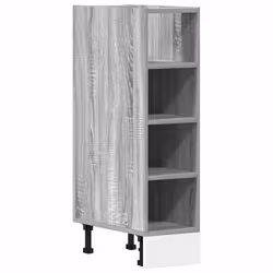 vidaXL Armadio Inferiore “Riga” Grigio Sonoma 20x44,5x81,5 cm - Vista aggiuntiva 2