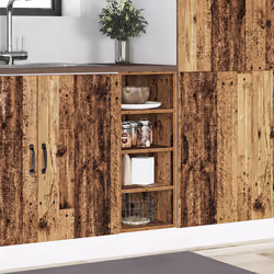 vidaXL Armadio Inferiore “Riga” Legno Vecchio 30x44,5x81,5 cm - Vista aggiuntiva 3
