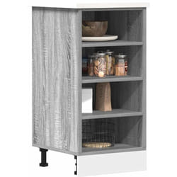 Armadio Inferiore Grigio Sonoma 40x44,5x81,5 cm in Truciolato Vidaxl 404953