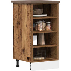 Armadio Inferiore Legno Antico 40x44,5x81,5 cm in Truciolato Vidaxl 936077