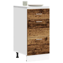 vidaXL Armadio Inferiore “Lyon” Legno Antico 40x46x81,5 cm