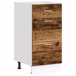 vidaXL Armadio Inferiore “Lyon” Legno Antico 40x46x81,5 cm - Vista aggiuntiva 2