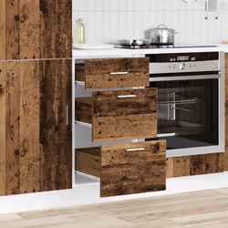 vidaXL Armadio Inferiore “Lyon” Legno Antico 40x46x81,5 cm - Vista aggiuntiva 3