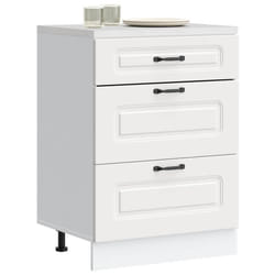 vidaXL Base da Cucina Kalmar Bianco in Legno Multistrato