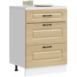 Base da Cucina Kalmar Rovere Sonoma in Legno Multistrato Vidaxl 517379