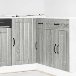 vidaXL Mobile base da cucina Lucca Grigio Sonoma in Legno Multistrato