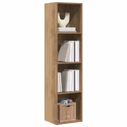 VidaXL 855813 scaffale Legno Quercia - Vista aggiuntiva 4