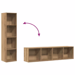 VidaXL 855813 scaffale Legno Quercia - Vista aggiuntiva 8