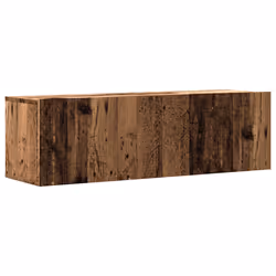 vidaXL Mobile TV a Parete Legno Antico 100x30x30 cm in Truciolato - Vista aggiuntiva 2
