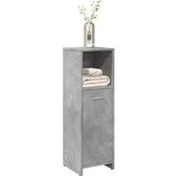 Vidaxl - Mobile da Bagno Grigio Cemento 30x30x95 cm in Legno Multistrato 5695