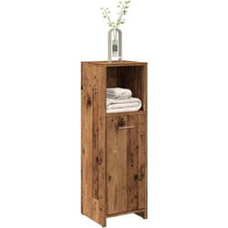 Mobile da Bagno Legno Antico 30x30x95 cm in Legno Multistrato Vidaxl 9781