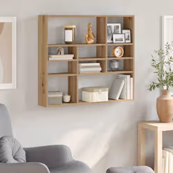 VidaXL 856070 scaffale Legno Quercia - Vista aggiuntiva 2