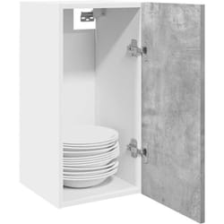 Mobile Pensile Grigio Cemento 30x31x60 cm in Legno Multistrato Vidaxl 9015