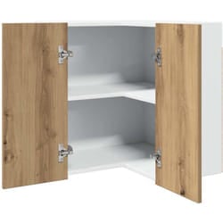 Mobile Pensile Angolo Rovere Artigianale 57x57x60 in Truciolato vidaXL1356