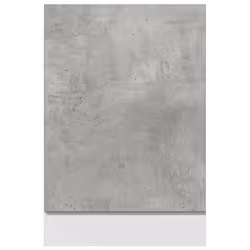 vidaXL Pannello Lavastoviglie “Lyon” Grigio Cemento 45x3x67 cm - Vista aggiuntiva 3