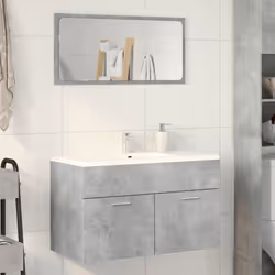 Questo mobile per lavabo, dotato di ampio spazio, è un'ottima aggiunta al vostro bagno e conferisce un aspetto ordinato e sor ...
