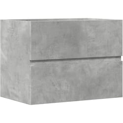 Armadietto da Bagno Grigio Cemento 60x38,5x45cm in Truciolato vidaXL843243