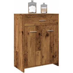 vidaXL Mobile da Bagno Legno Antico 60x33x80 cm in Legno tecnico