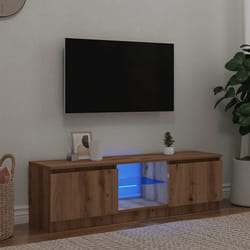 vidaXL Mobile Porta TV con LED Artigianale 120x30x36 cm Multistrato