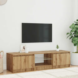 vidaXL Mobile Porta TV con LED Artigianale 140x40x36 cm Multistrato