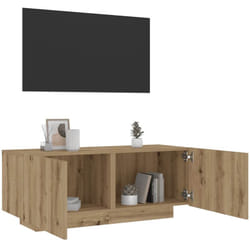 Vidaxl - Mobile Porta tv Rovere Artigianale 100x35x40 cm in Truciolato 2222