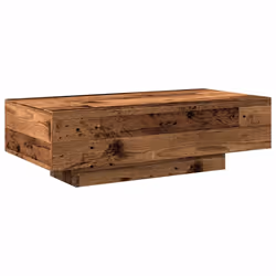 vidaXL Tavolino Salotto Legno Antico 100x49,5x31 cm Legno Multistrato - Vista aggiuntiva 2