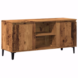 vidaXL Mobile Porta TV Legno Antico 102x35x50 cm in Legno Multistrato - Vista aggiuntiva 2