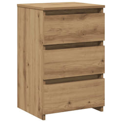 VidaXL 856524 comodino Quercia