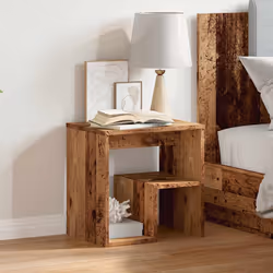 VidaXL 856526 comodino Legno - Vista aggiuntiva 4