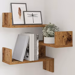 VidaXL 856606 scaffale Legno - Vista aggiuntiva 4