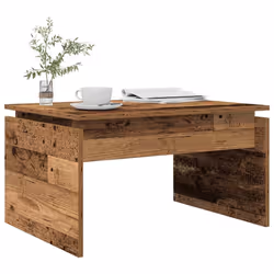 vidaXL Tavolino da Salotto Legno Antico 68x50x38 cm in Truciolato - Vista aggiuntiva 3