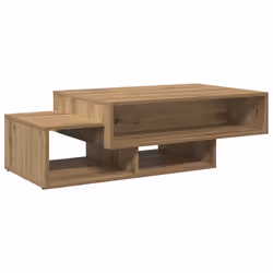 vidaXL Tavolino Salotto Rovere Artigianale 105x55x32 cm in Truciolato - Vista aggiuntiva 2