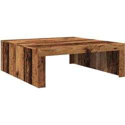 Tavolino Salotto Legno Antico 100x100x35 cm in Truciolato Vidaxl 558693