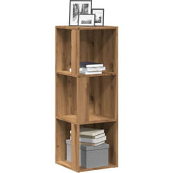 vidaXL Mobile Angolare Rovere Artigianale 33x33x100 cm in Truciolato