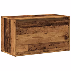 vidaXL Panca Ingresso 80x40x45 cm Legno Vecchio Legno Multistrato - Vista aggiuntiva 2