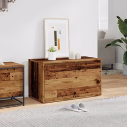 vidaXL Panca Ingresso 80x40x45 cm Legno Vecchio Legno Multistrato - Vista aggiuntiva 3