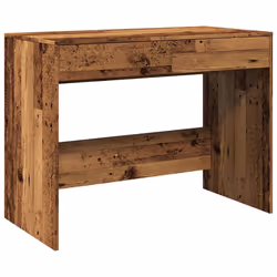vidaXL Scrivania Legno Antico 101x50x76,5 cm in Legno Multistrato - Vista aggiuntiva 2